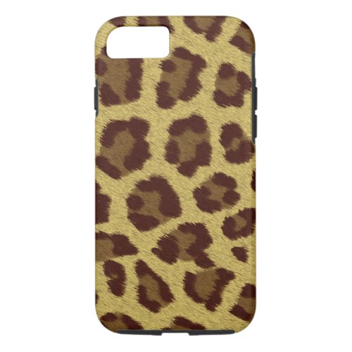 Brown Leopard Print Phone Case