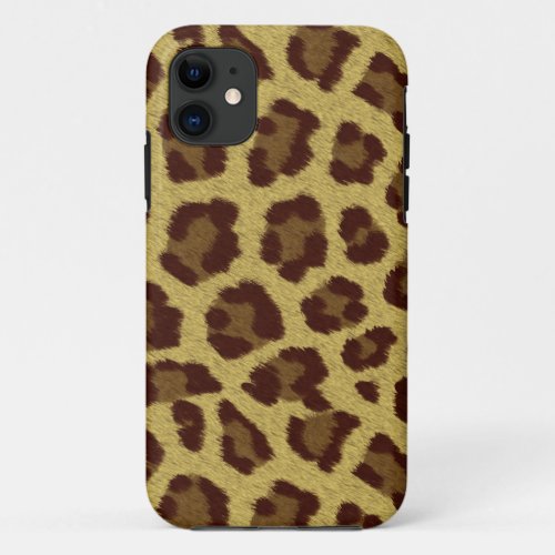 Brown Leopard Print Phone Case