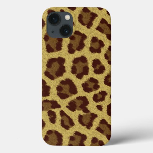 Brown Leopard Print Phone Case