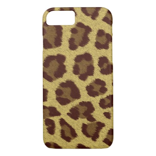 Brown Leopard Print Phone Case