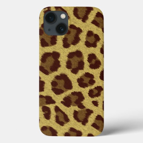 Brown Leopard Print Phone Case