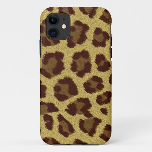 Brown Leopard Print Phone Case