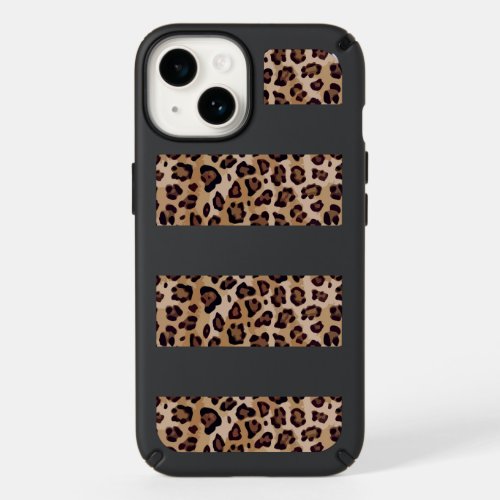 Brown Leopard Print Speck iPhone 14 Case