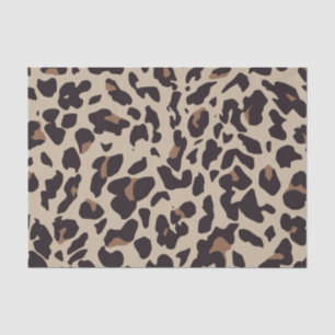 Brown Leopard Print Tissue Paper