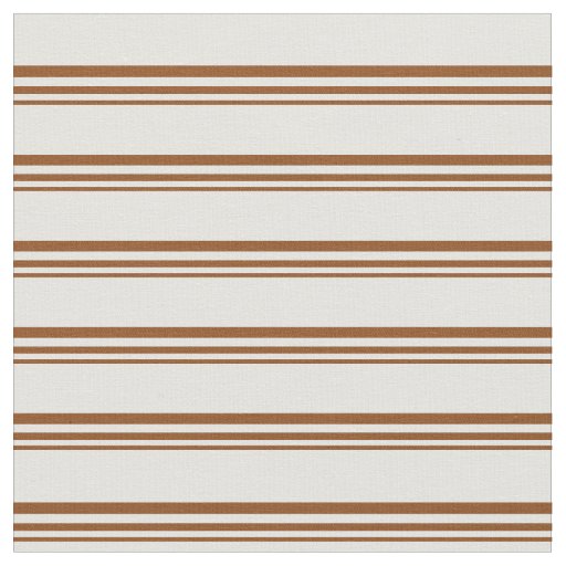 Brown & Light Cyan Stripes/Lines Pattern Fabric