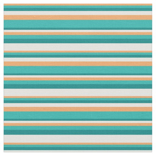 Brown, Light Sea Green, Teal, and Light Yellow Fabric