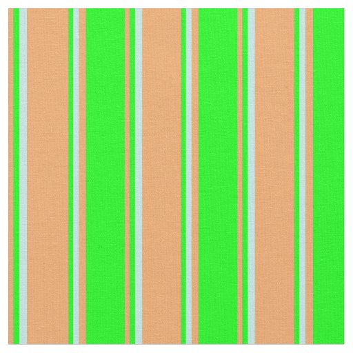 Brown, Lime & Turquoise Pattern Fabric