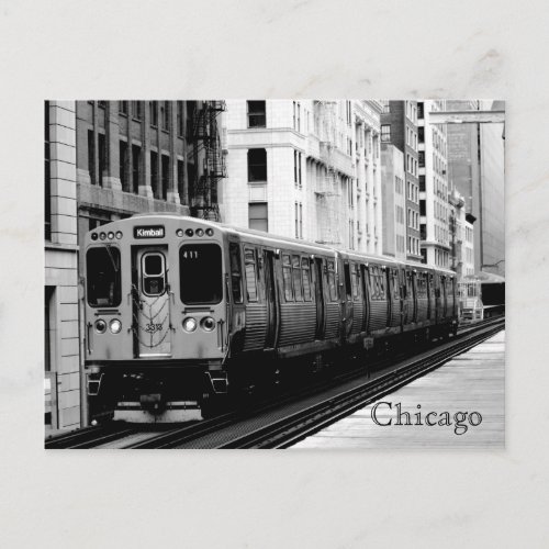 Brown Line Postcard