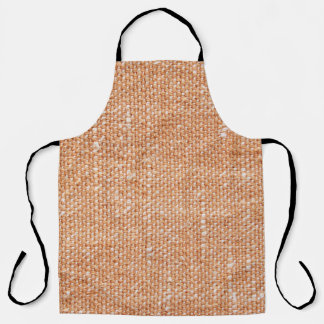 Brown Linen Canvas Texture Background Apron