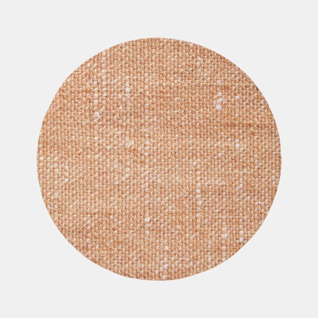 Brown Linen Canvas Texture Background Rug (Front)