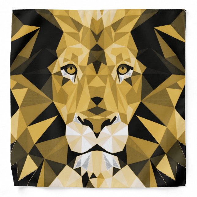 Brown Lion Bandana (Front)
