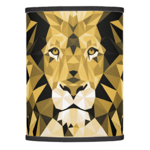 Brown Lion Lamp Shade