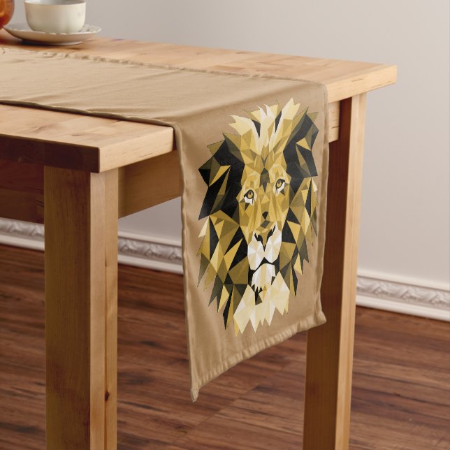 Brown Lion Long Table Runner (In Situ)