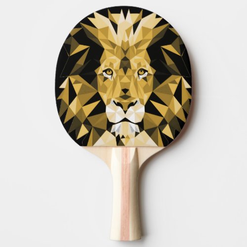 Brown Lion Ping Pong Paddle