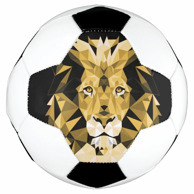 Brown Lion Soccer Ball (Front)