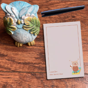 Brown Little Owl on a Book Teacher Notes