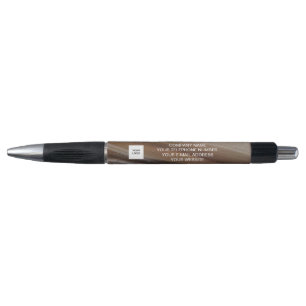 Brown Logo corporate Business Company simple Pen