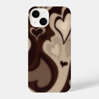 Brown love Phone case