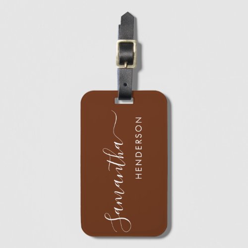 Brown Luggage Tags Wedding Table Plan  Favor