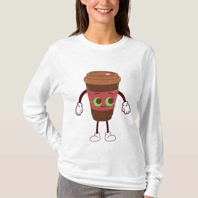 brown Magic Travel Coffee T-Shirt (Front)