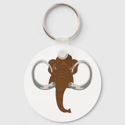 Brown Mammoth Keychain