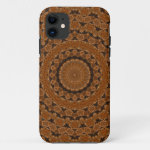 Brown Mandala Wheel... iPhone 11 Case
