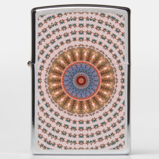 Brown Mandala Wheel... Zippo Lighter