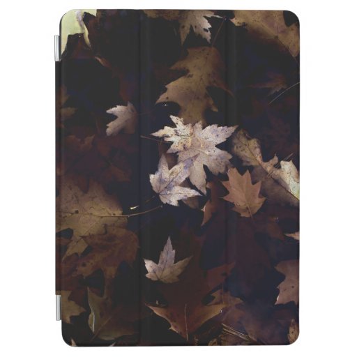 BROWN MAPLE LEAVES iPad AIR COVER
