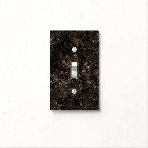 Brown Marble Light Switch Cover