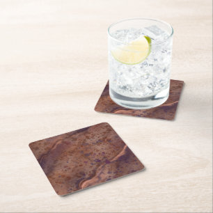 Brown Marble Paper Coasters