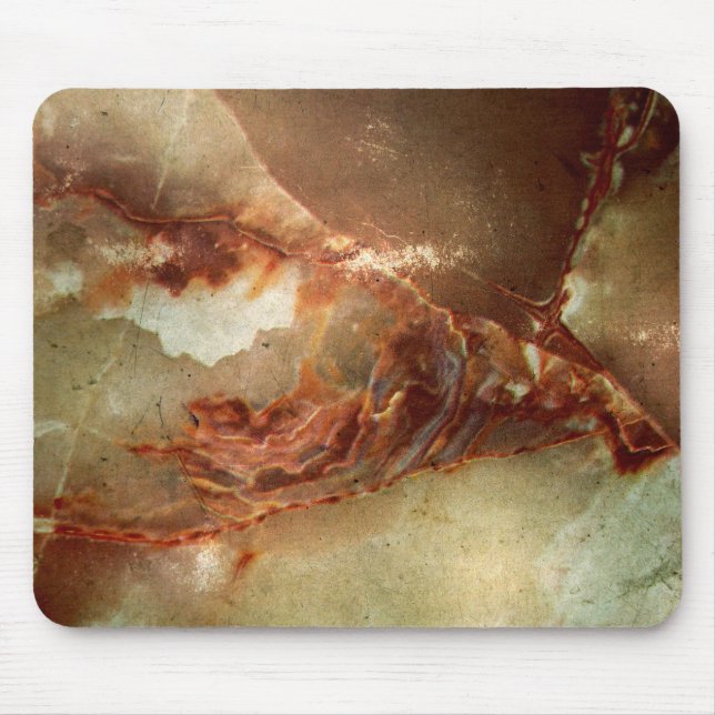 Brown Marble Stone Pattern 2 Mouse Pad (Front)