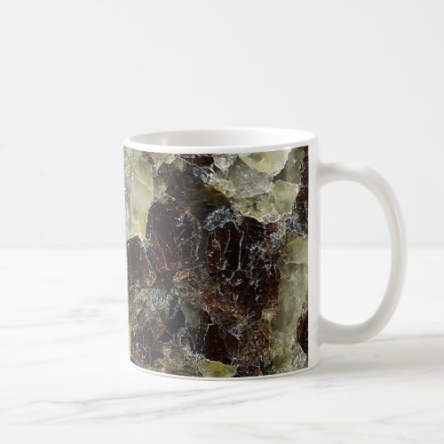 Brown Marbled Quartz Coffee Mug