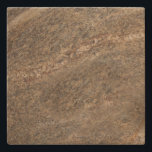 Brown Marbled Square Stone Coaster<br><div class="desc">Brown Marbled Square Stone Coaster</div>