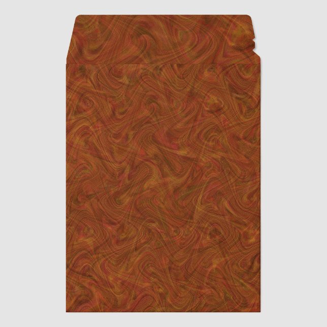 Brown Marbling Pattern Envelope Mailers (Front)