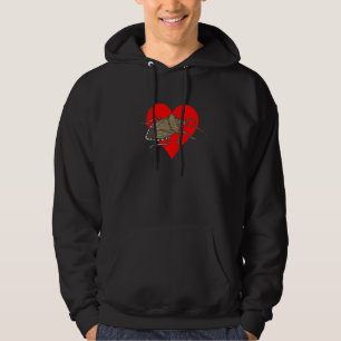 Brown Marmorated Stink Bug Heart Entomologist Inse Hoodie