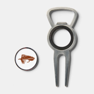 Brown Matuka streamer, fly fishing, fly tying, art Divot Tool