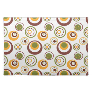 Brown MCM Jawbreakers Cloth Placemat
