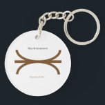 Brown Merger Keychain<br><div class="desc">A keychain with the brown merger archetype. Take it with you everywhere as a visual aid!</div>