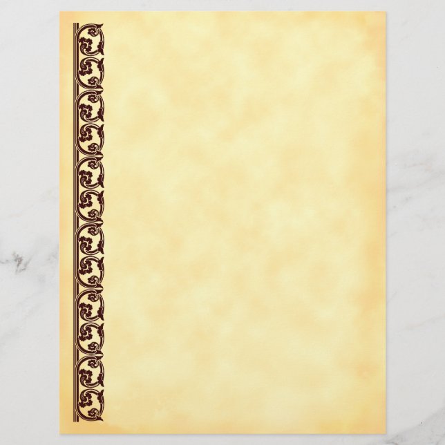 Brown Midieval Element Flyer Template (Front)