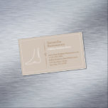 Brown Minimal Foot Massage Podiatry Business Card Magnet<br><div class="desc">Elevate your professional image with this Brown Minimal Foot Massage Care Podiatry Doctor Business Card Magnet. Perfect for podiatrists, foot massage therapists, and wellness professionals, this sleek and practical design keeps your contact info visible on any magnetic surface. Its minimal aesthetic conveys professionalism, while the durable magnet ensures your card...</div>