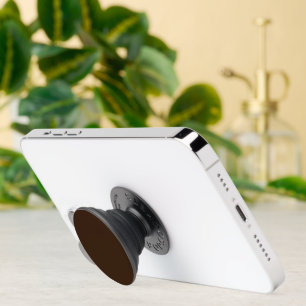 Brown Minimalist PopSocket Sleek Phone Grip