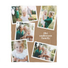 Brown modern multi photo family home decor gift