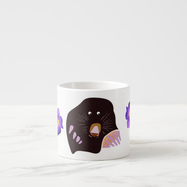 Brown Mole Espresso Mug (Front)