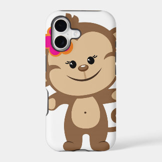 Brown monkey iPhone 5 Phone Case