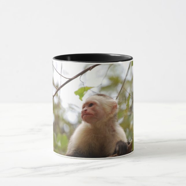 Brown Monkey - White Faced Capuchin Mug (Center)
