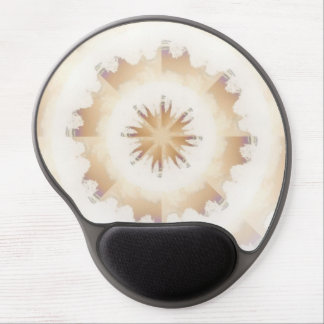 Brown Nature Kaleidoscope Gel Mousepad