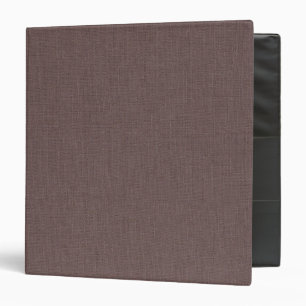 Brown Nature Linen Fabric Texture Minimalist Blank 3 Ring Binder