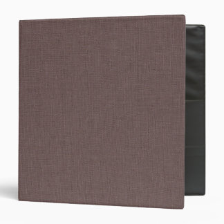 Brown Nature Linen Fabric Texture Minimalist Blank 3 Ring Binder
