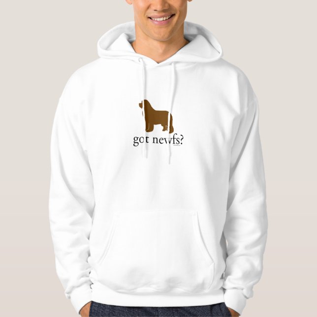 Brown Newfoundland got newfs? T-Shirt Hoodie (Front)