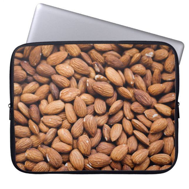 Brown nuts laptop sleeve (Front)